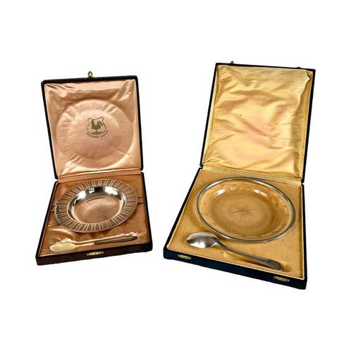 Christofle, Gallia - Assiette (2) - Os, Plaqué(e) argent,, Antiek en Kunst, Antiek | Meubels | Tafels