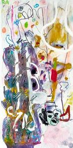 Ralf Altrieth (1966) - La girafe transparente (large), Antiek en Kunst, Kunst | Schilderijen | Modern