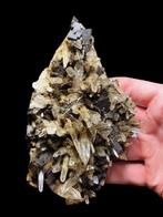 Fantastisch kwarts met sideriet Allevard Kristallen op, Verzamelen, Mineralen en Fossielen