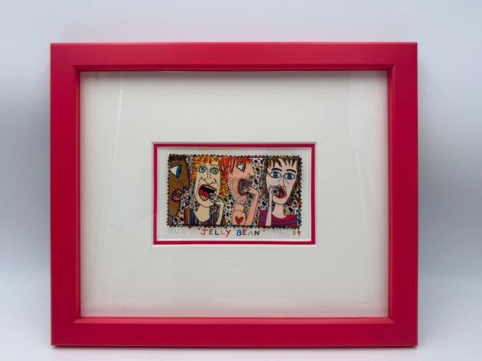 James Rizzi (1950-2011) - JELLY BEAN3D silkscreen, Antiquités & Art, Art | Objets design