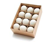 Ganzeneieren xl 8 cm leeggeblazen voor decoratie doos 12, Nieuw