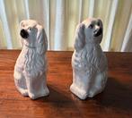 Beeld, Paar Staffordshire honden - 40 cm - Aardewerk,
