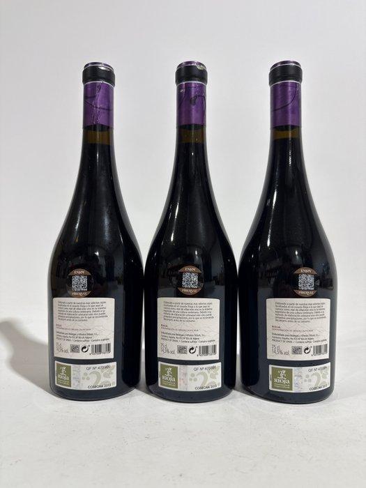 2015 Bodegas Tritium, El Largo Graciano - Rioja - 3 Flessen, Verzamelen, Wijnen