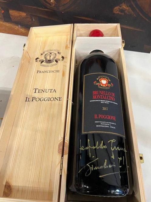 2017 Il Poggione - Brunello di Montalcino - 1 Dubbele, Verzamelen, Wijnen