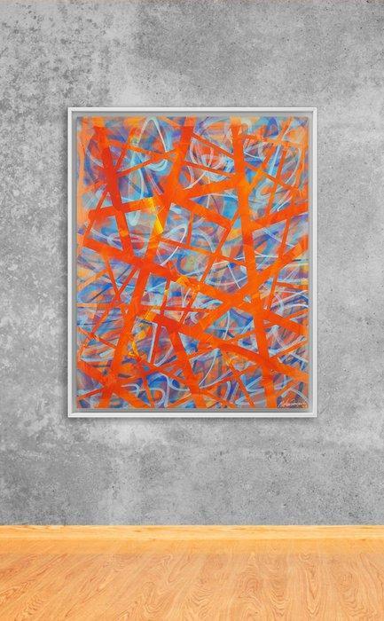 Parscha Mirghawameddin (1979) - Lavalampe - XXL, Antiek en Kunst, Kunst | Schilderijen | Modern