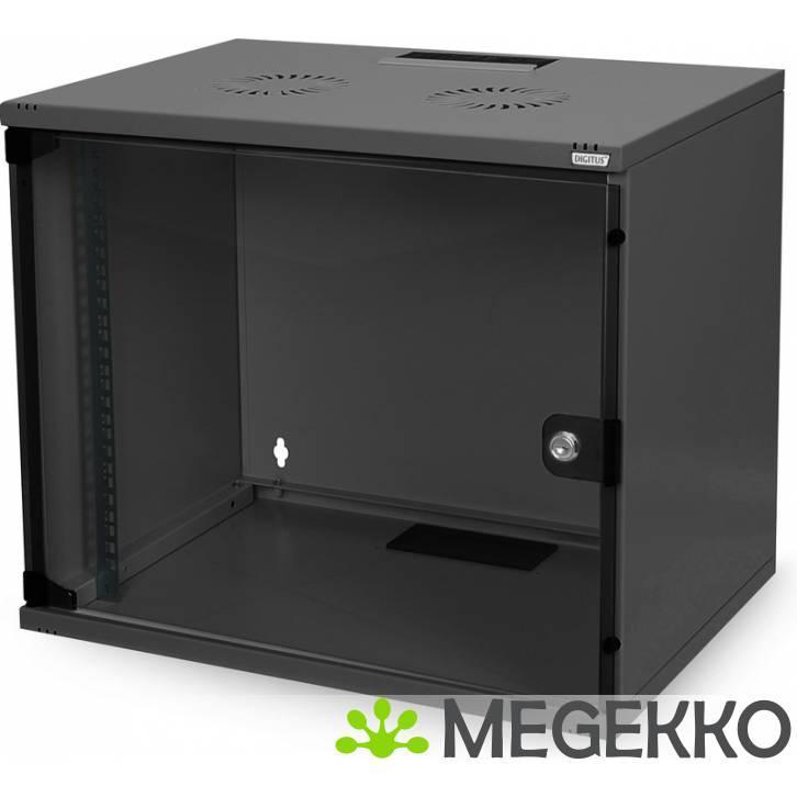 Digitus ECO-Line 7U 19  Wall Mounting Cabinet Wandrek Zwart, Computers en Software, Computerbehuizingen, Nieuw, Verzenden