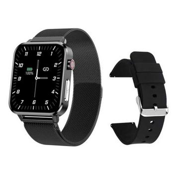 E86 ECG Smartwatch met Extra Bandje - Fitness Sport Activity, Verzenden