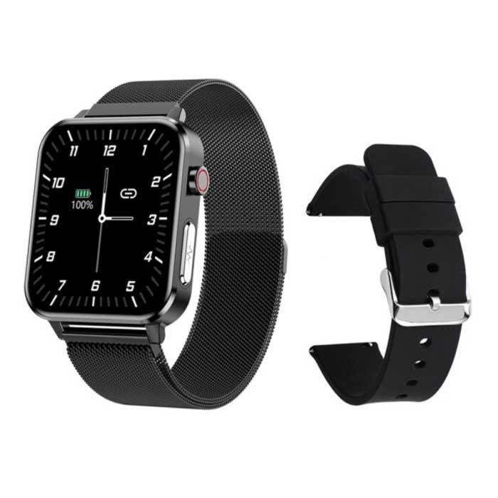 E86 ECG Smartwatch met Extra Bandje - Fitness Sport Activity, Handtassen en Accessoires, Smartwatches, Nieuw, Verzenden