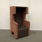 Ahrend Loungescape akoestische  fauteuil, Bruin - donker