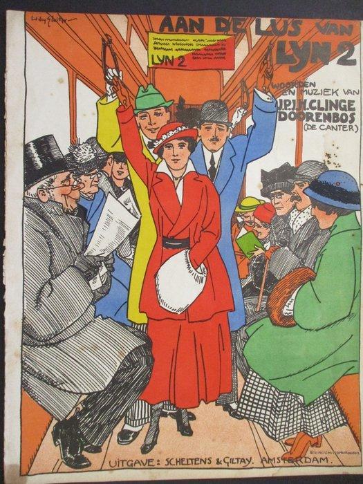 J.P.J.H. Clinge Doorenbos; Willy Sluiter - Collectie bladen, Antiquités & Art, Antiquités | Livres & Manuscrits