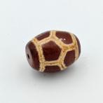 Oud-Tibetaans / Nepalees Geëmailleerd Agaat Kralen talisman