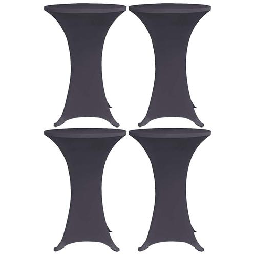 vidaXL Tafelhoes stretch 4 st 80 cm antraciet, Tuin en Terras, Tuinmeubel-accessoires, Nieuw, Verzenden