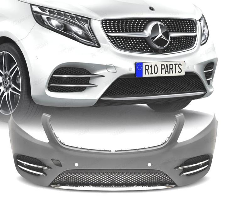 PARE-CHOCS AVANT MERCEDES VITO W447 14-19 LOOK AMG PDC, Auto-onderdelen, Carrosserie, Verzenden
