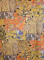 Tissu inspiré par Gustave Klimt - Design artistique original