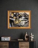 Marcus de Vestele (1941-2024) - Composition sombre Cobra, Antiek en Kunst, Kunst | Schilderijen | Modern