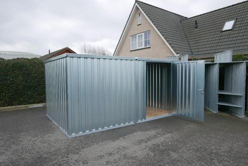 hangar démontable, Jardin & Terrasse, Abris de jardin, 250 à 300 cm, Métal, Neuf, Grange, Sans fenêtres, 400 cm ou plus