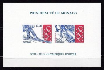 Monaco 1994 - Jeux Olympiques Lillehammer - Yvert HB 21a/22a