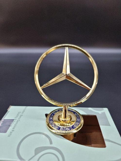 Insigne Gold Edition! Mercedes Hood Star - Duitsland - 21e, Antiek en Kunst, Kunst | Designobjecten