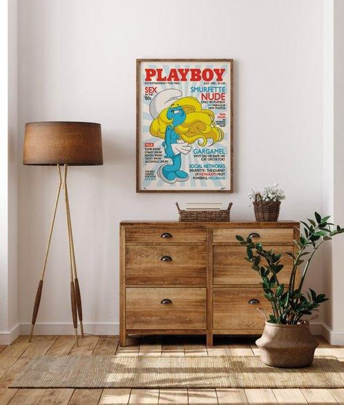 Kobalt (1970) - Smurfette - Playboy (Magazine cover series), Antiek en Kunst, Kunst | Designobjecten