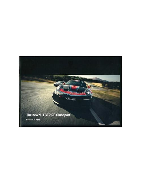 2019 PORSCHE 911 GT2 RS CLUBSPORT BROCHURE ENGELS, Livres, Autos | Brochures & Magazines