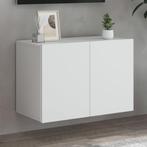 vidaXL Tv-meubel wandgemonteerd 60x30x41 cm wit, Nieuw, Verzenden
