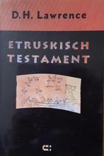 Etruskisch testament 9789074328098 D.H. Lawrence, Boeken, Verzenden, Gelezen, D.H. Lawrence