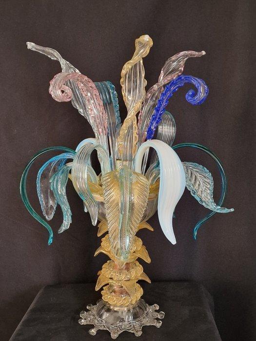 Murano Glass - Tafellamp - Glas, Hout, IJzer, Antiek en Kunst, Curiosa en Brocante