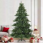 vidaXL Kunstmatige Hinged Kerstboom Groen 210 cm PVC, staal, Diversen, Verzenden, Nieuw