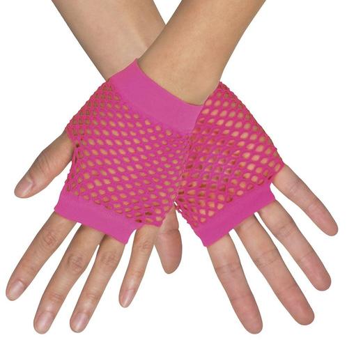 Handschoenen Visnet Neon Roze, Hobby en Vrije tijd, Feestartikelen, Nieuw, Verzenden