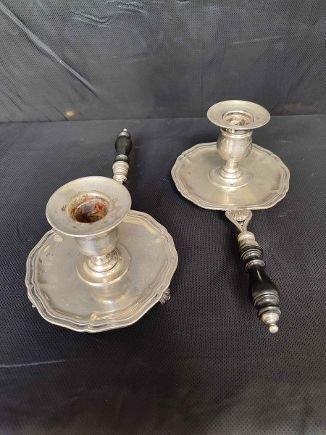 Taperstick (kleine blaker met een dunne pijp) - .800 zilver, Antiek en Kunst, Antiek | Zilver en Goud