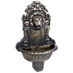 vidaXL Muurfontein leeuwenkop brons, Jardin & Terrasse, Pièces d'eau & Fontaines, Verzenden