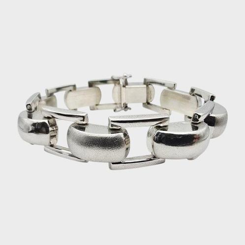 Zonder Minimumprijs - Armband Zilver - Modernistisch,, Handtassen en Accessoires, Armbanden