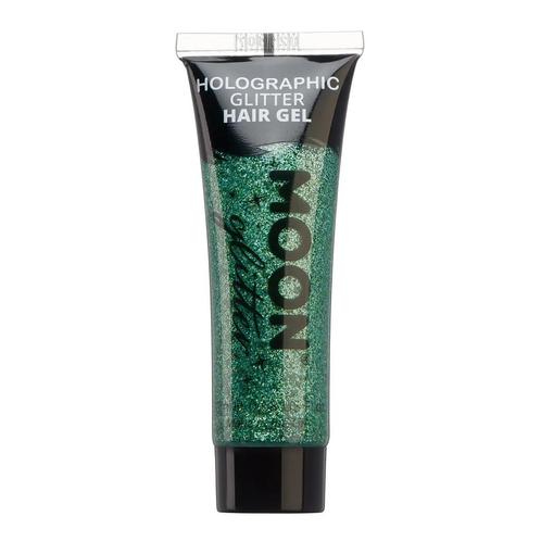 Moon Glitter Holographic Glitter Hair Gel Green 20ml, Hobby en Vrije tijd, Feestartikelen, Nieuw, Verzenden