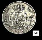 Koninkrijk Spanje. Isabel II. Real 1853 - Madrid (Zonder, Postzegels en Munten, Munten | Europa | Niet-Euromunten