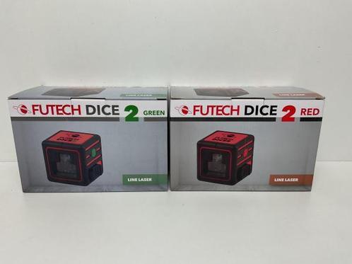Veiling - 2x Futech Dice 2 Kruislijnlaser, Doe-het-zelf en Bouw, Meetapparatuur