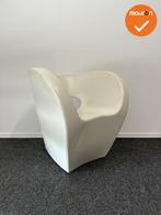 Fauteuil - Moroso - met witte kunstlederen stoffering - Vict, Articles professionnels, Ophalen of Verzenden, Overige typen