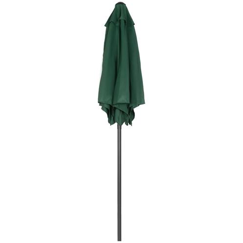 TRUUSK Parasol Ø196 cm - Met Kantelfunctie - Zeshoekig - Win, Tuin en Terras, Parasols, Verzenden