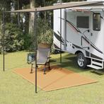 vidaXL Tenttapijt 250x200 cm HDPE zandkleurig, Caravans en Kamperen, Tentaccessoires, Nieuw