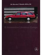 1990 MERCEDES BENZ E KLASSE T BROCHURE DUITS