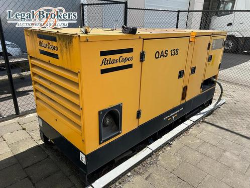 Atlas Copco QAS138 - Stroomgroep, Doe-het-zelf en Bouw, Aggregaten, Overige typen, Zo goed als nieuw, Ophalen of Verzenden