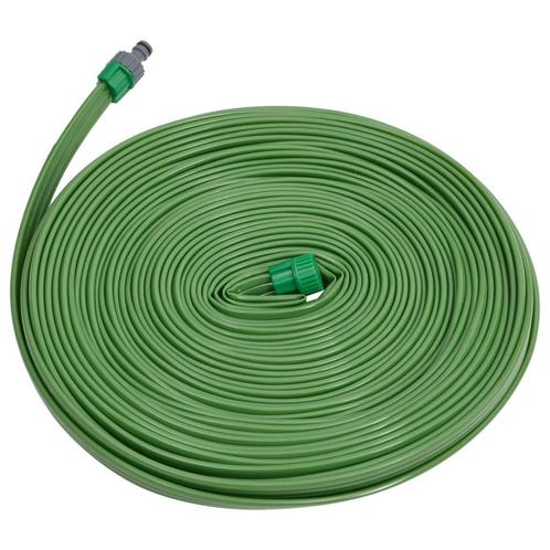 vidaXL Sproeislang 3-pijps PVC 22,5 m groen, Tuin en Terras, Tuinslangen, Nieuw, Verzenden