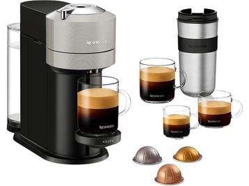 Krups -  Nespresso Vertuo Next (xn910b10) - Grijs, Verzenden, Koffiepads en cups