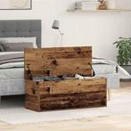 vidaXL Opslagdoos met opslag Oud hout 90 x 35 x 35 cm, Verzenden, Nieuw