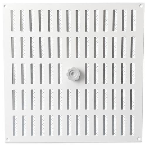 Aluminium afsluitbaar schuifrooster opbouw 350 x 350mm, Doe-het-zelf en Bouw, Ventilatie en Afzuiging, Nieuw, Verzenden