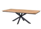 4 Seasons Outdoor Minerva tuintafel met teak blad 220 x 95, Tuin en Terras, Nieuw