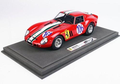 BBR 1:18 - Model sportwagen - Ferrari 250 GTO Team Waltham, Hobby en Vrije tijd, Modelauto's | 1:5 tot 1:12