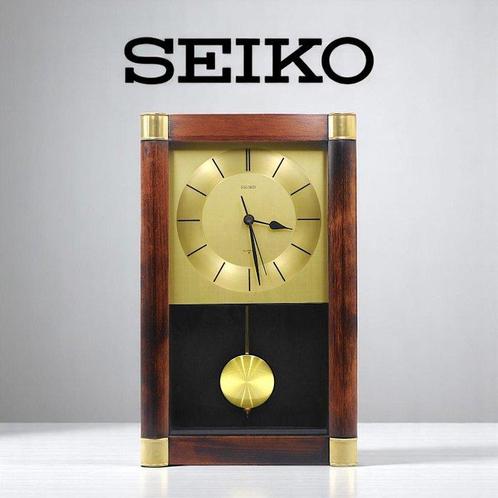Horloge - Seiko -  Vintage Bois, Métal - 1960-1970, Antiek en Kunst, Antiek | Klokken