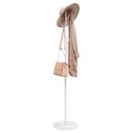 vidaXL Porte-manteau blanc 177 cm fer enduit de poudre, Verzenden, Neuf