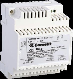 Comelit Ikall Wisselstroomvoeding 33/35VDC | 1595, Doe-het-zelf en Bouw, Elektriciteit en Kabels, Verzenden