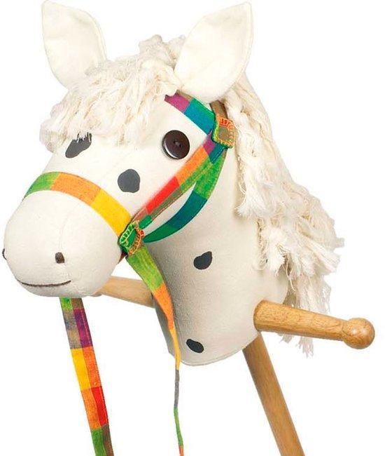 Goki Houten Stokpaard Wit (Binnenspeelgoed), Enfants & Bébés, Jouets | Autre, Envoi